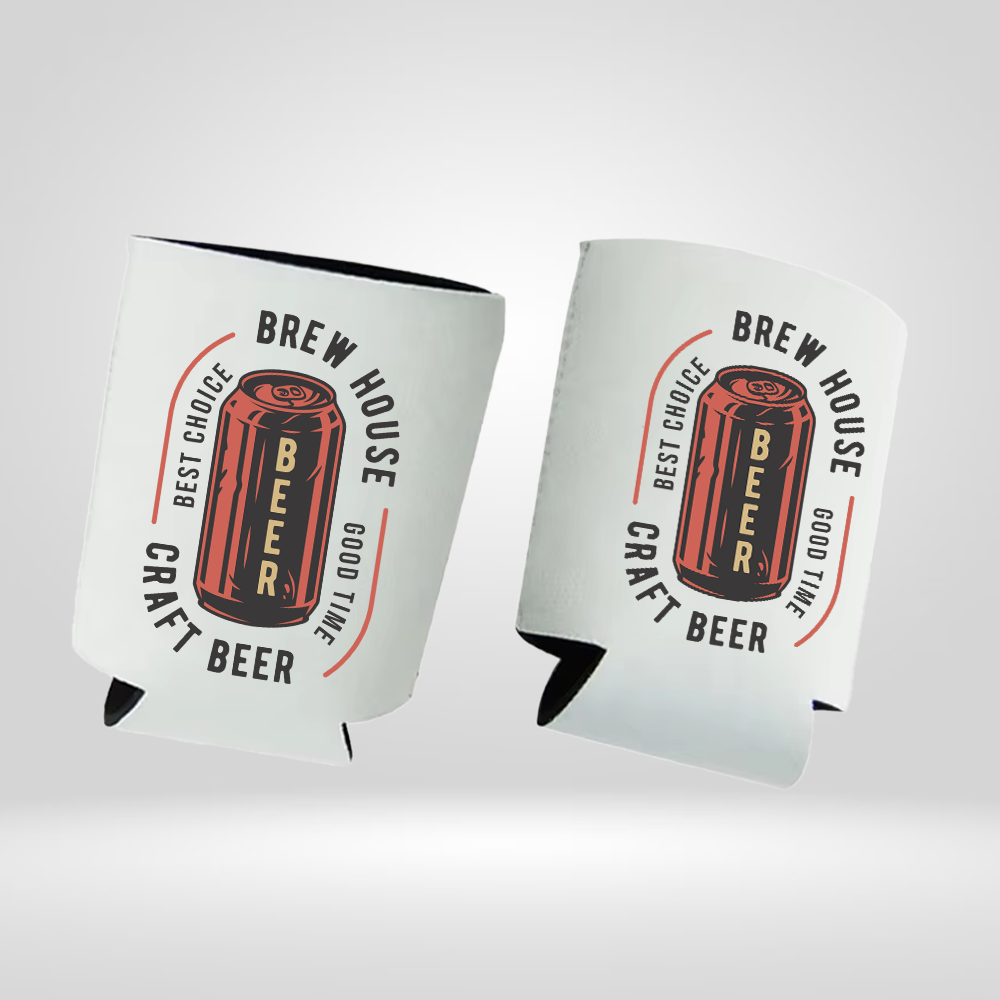 Custom Logo Neoprene Beer Can Holder