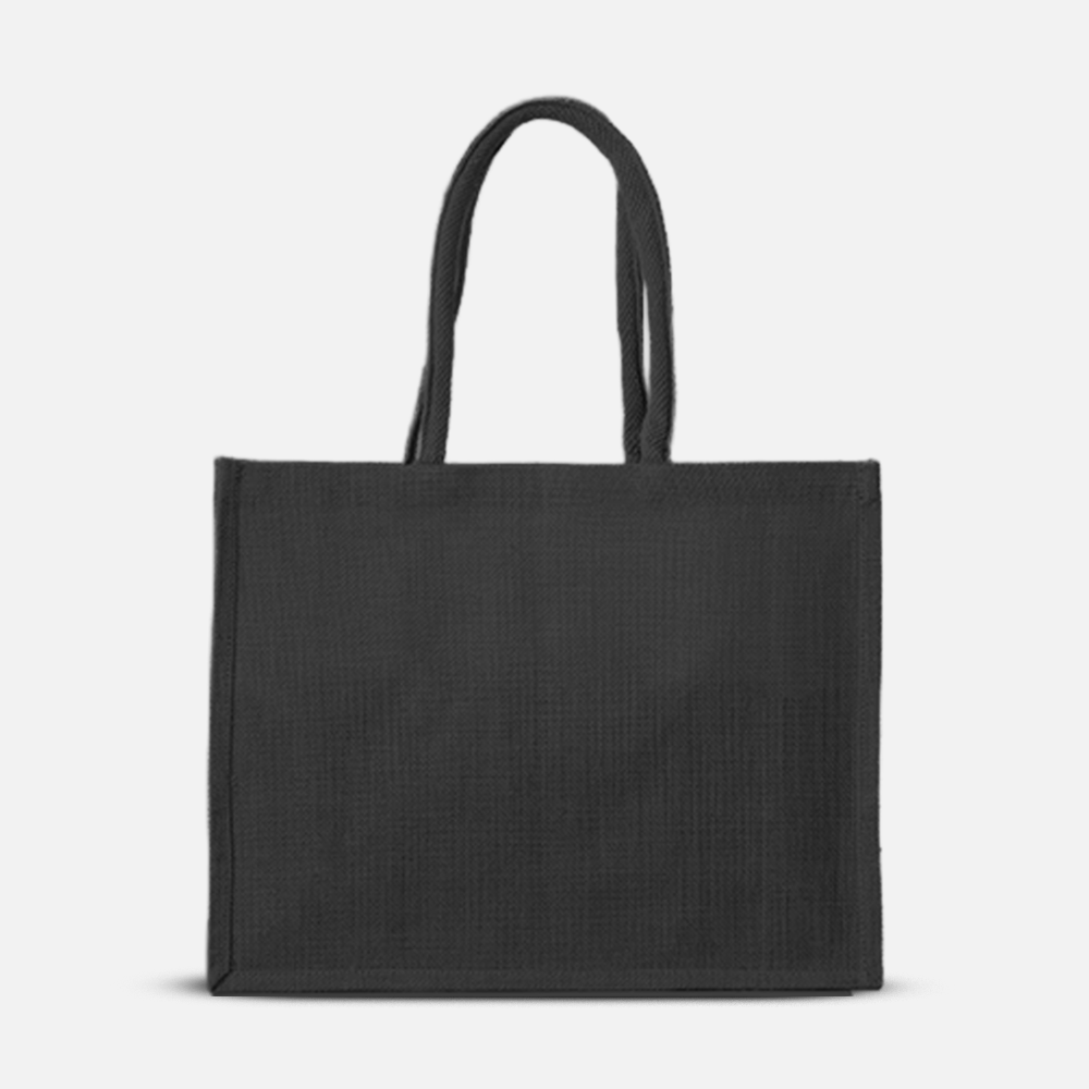 Custom Logo Foldable Jute Tote Bag