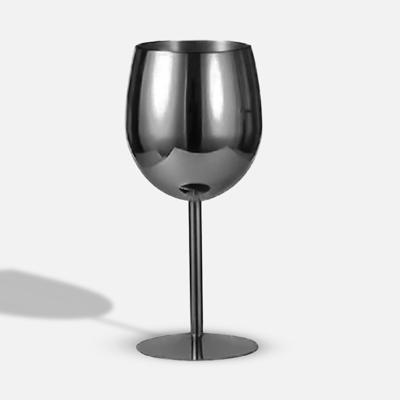 Custom Logo 350ml Stainless Steel Wine Goblet