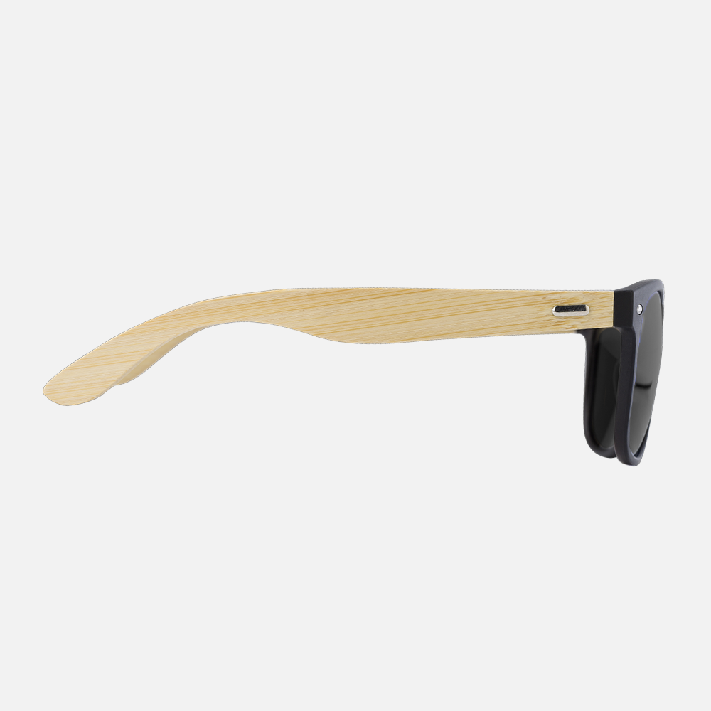 Branded Unisex Bamboo Temple Sunglasses