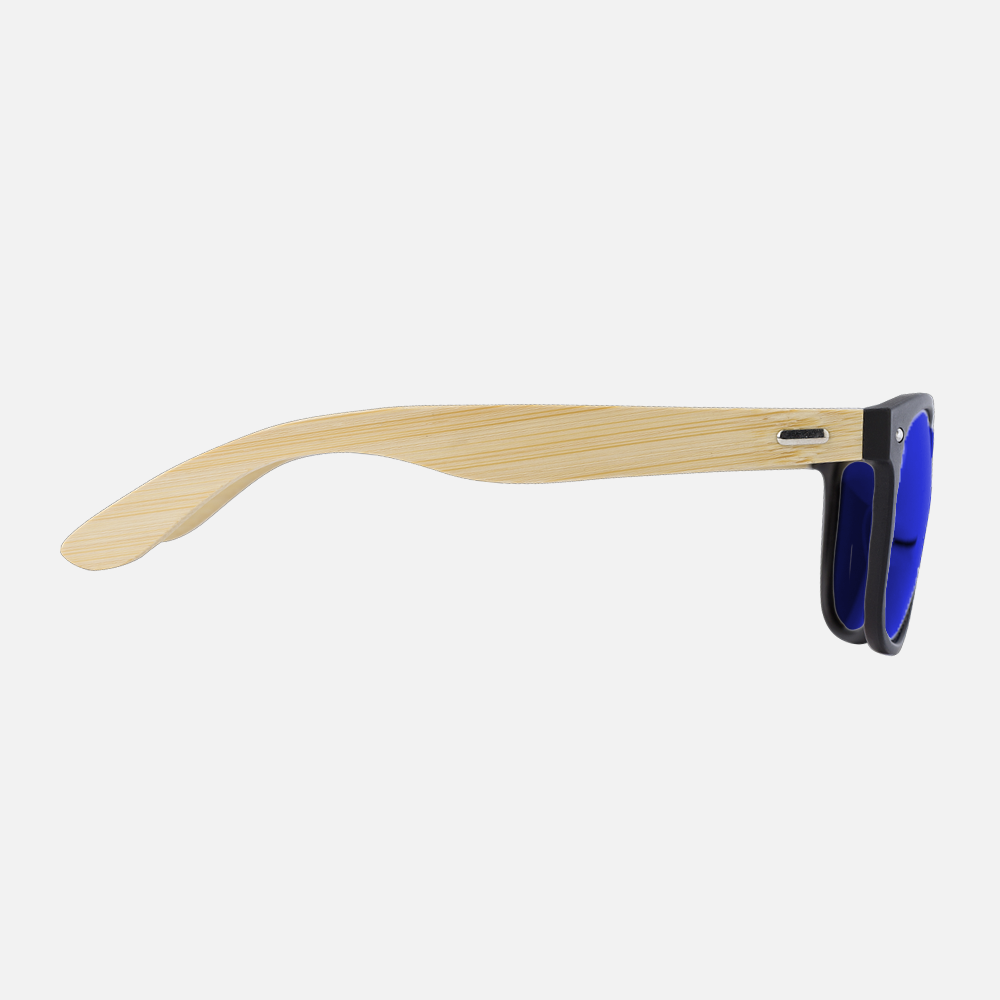 Branded Unisex Bamboo Temple Sunglasses