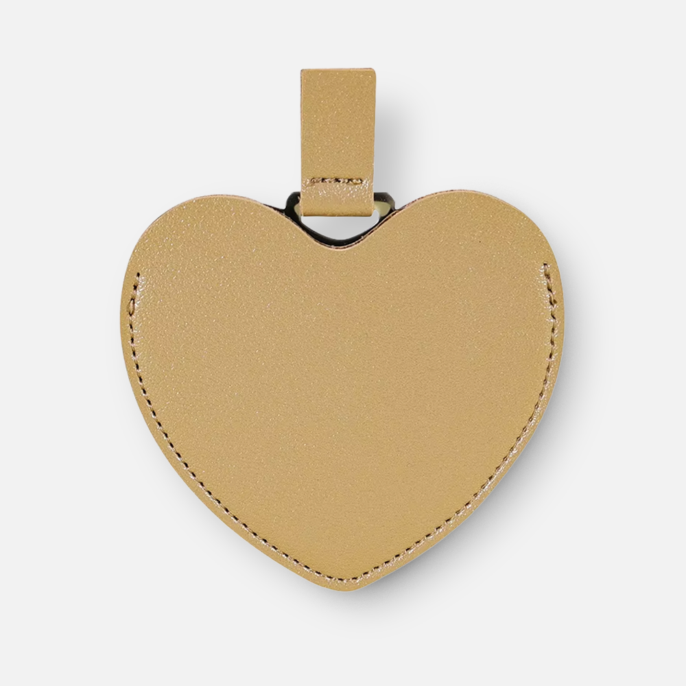 Custom Logo Heart Compact Mirror