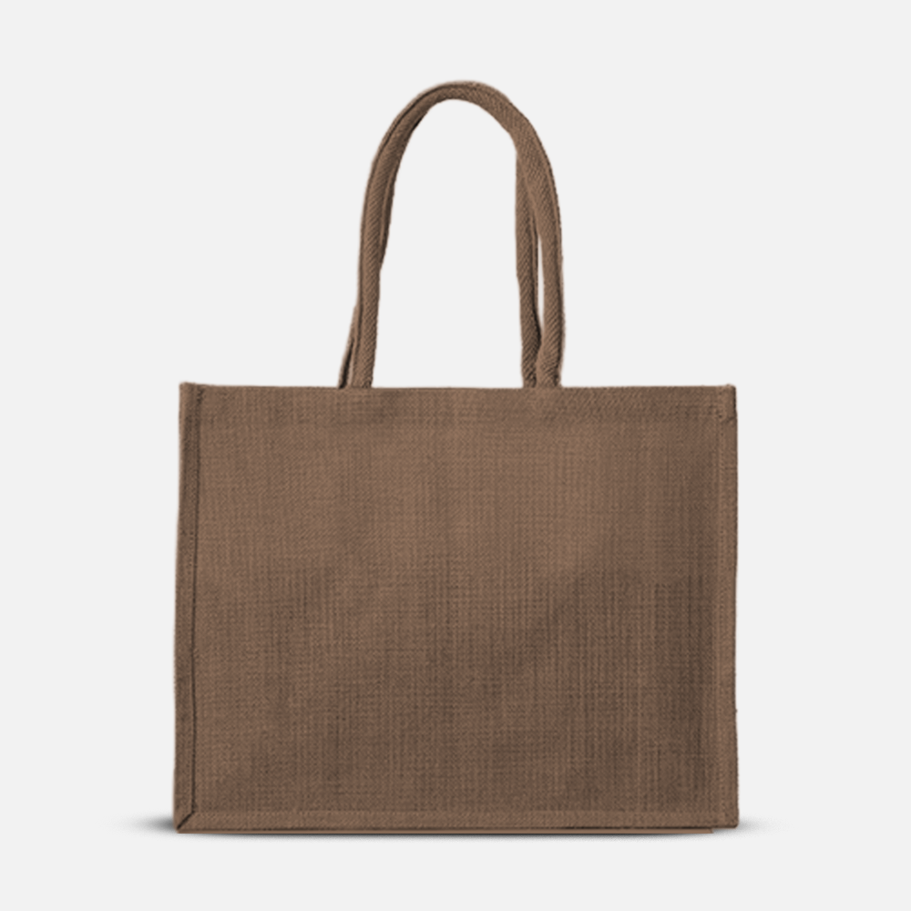 Custom Logo Foldable Jute Tote Bag