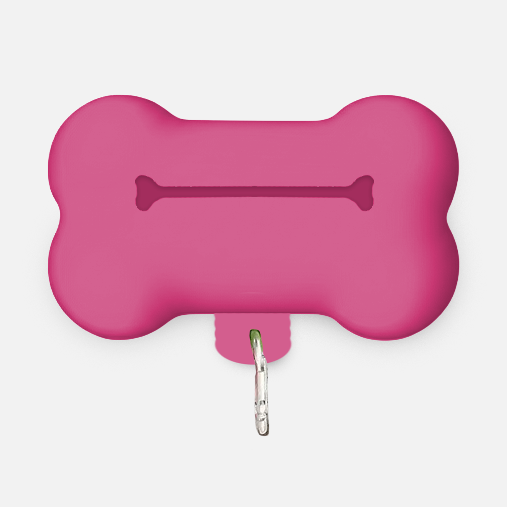 Branded Rubber Bone-Shaped Pet Waste Box