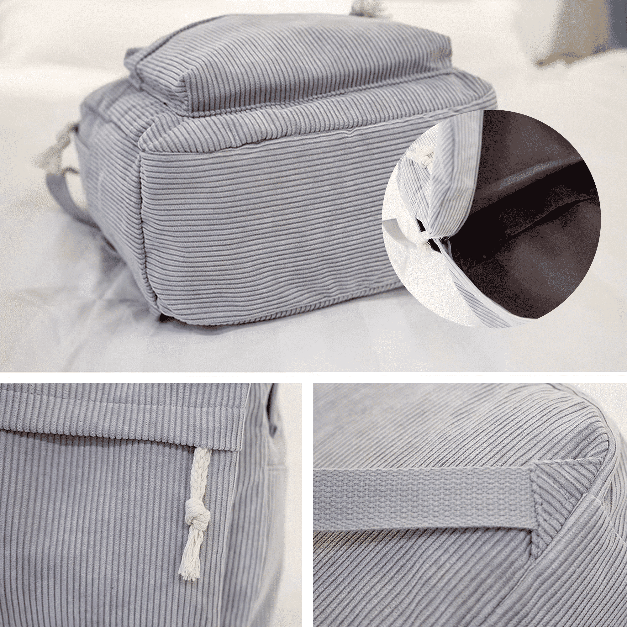 Corduroy Casual Backpack