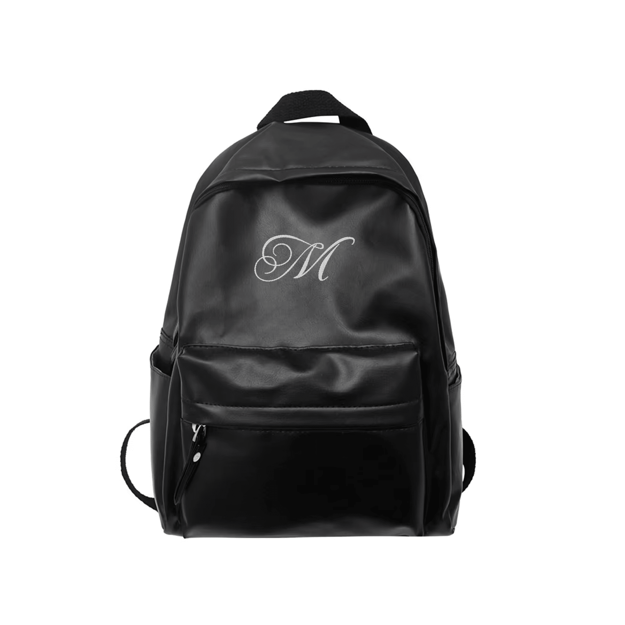 Embroidered PU Backpack