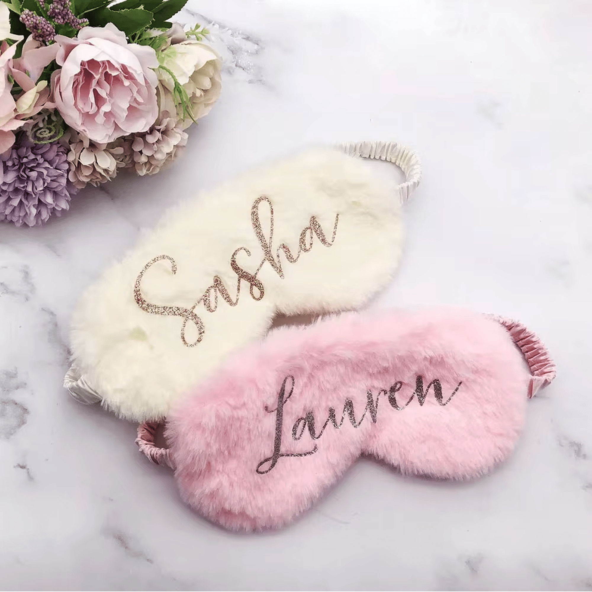 Plush Rabbit Hair Sleep Mask