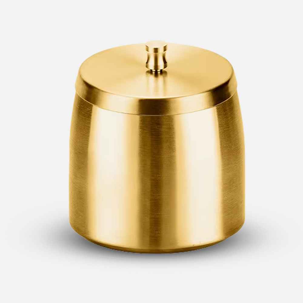 Custom Logo Stainless Steel Ashtray with Lid