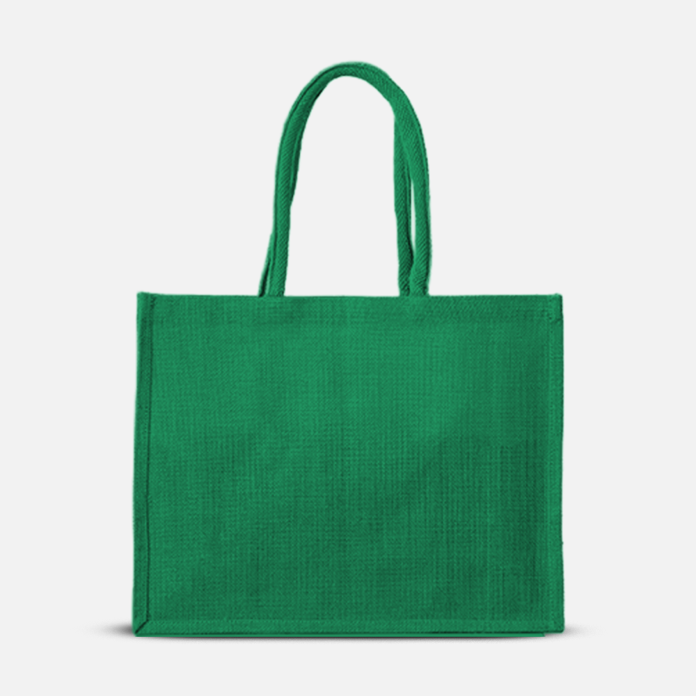Custom Logo Foldable Jute Tote Bag