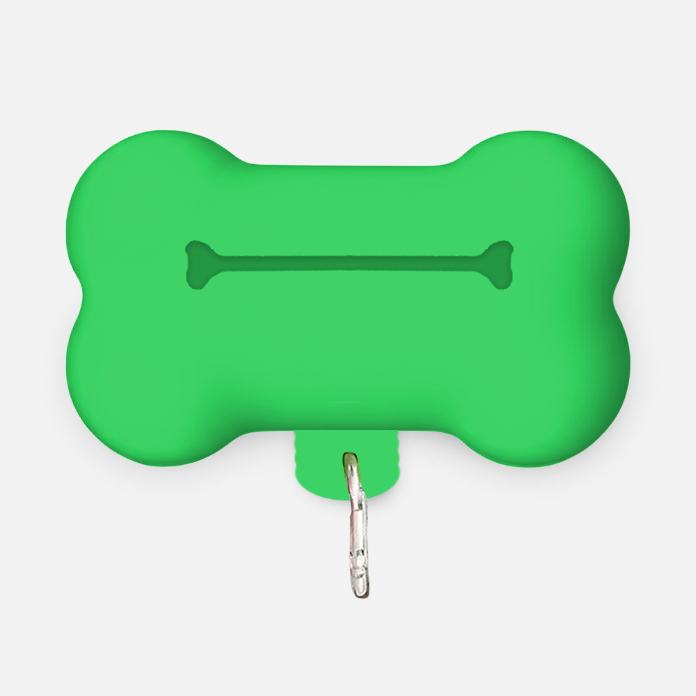 Branded Rubber Bone-Shaped Pet Waste Box