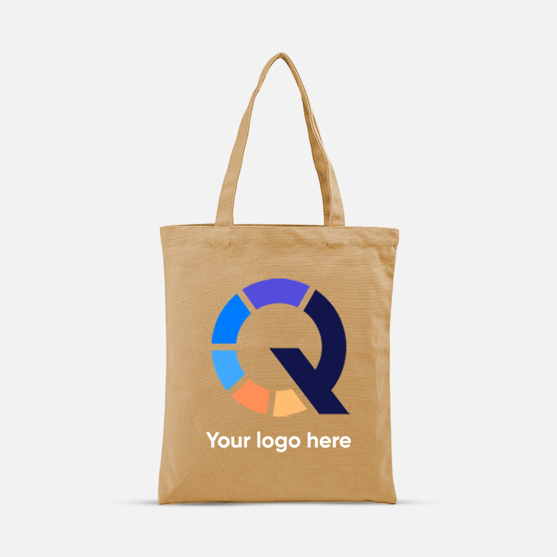 Custom Logo Canvas Tote Bag