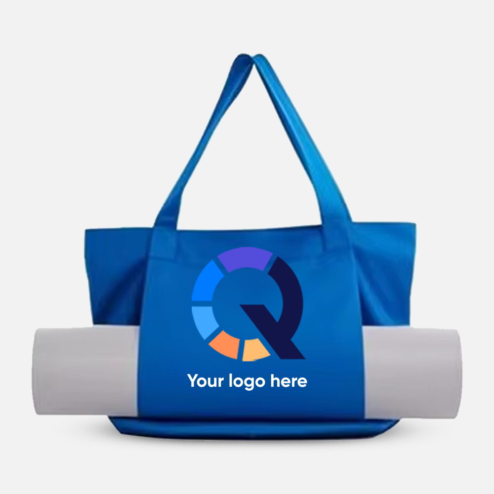 Custom Logo Yoga Tote Bag with Mat Carrier