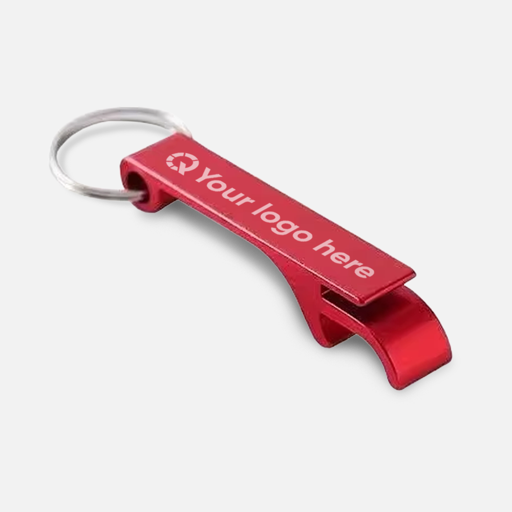 Custom Logo Aluminum Keychain Bottle Opener