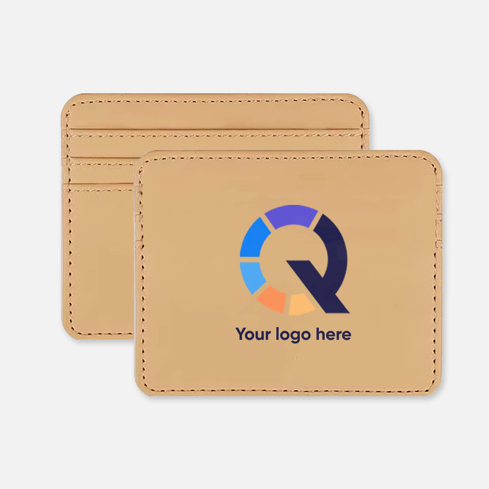 Custom PU Leather Multi-Card Holder Wallet