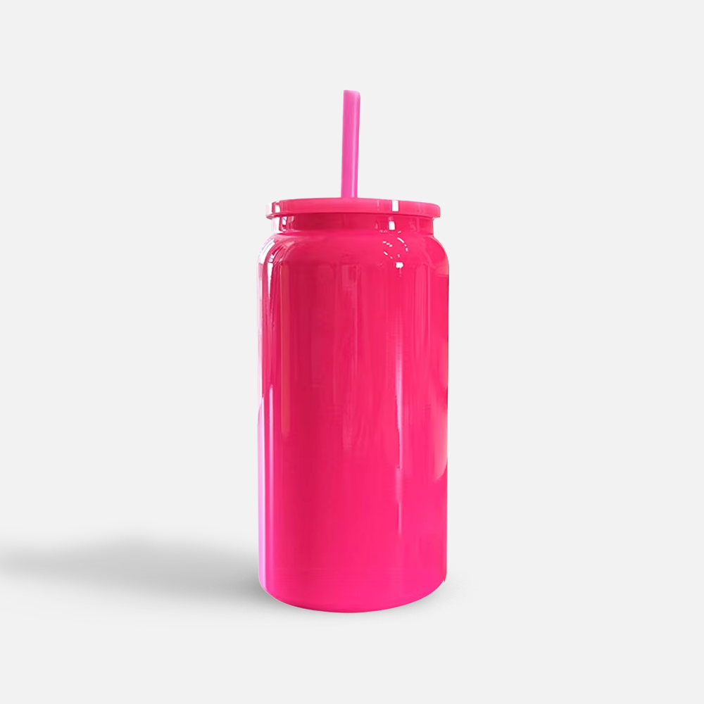 Custom 16oz Stainless Steel Tumbler with Straw