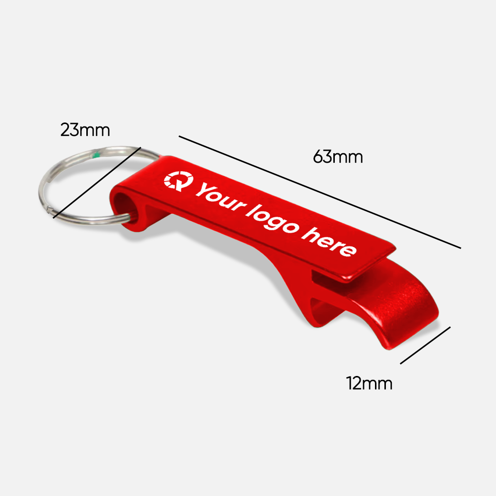 Custom Logo Bottle Opener Keychain