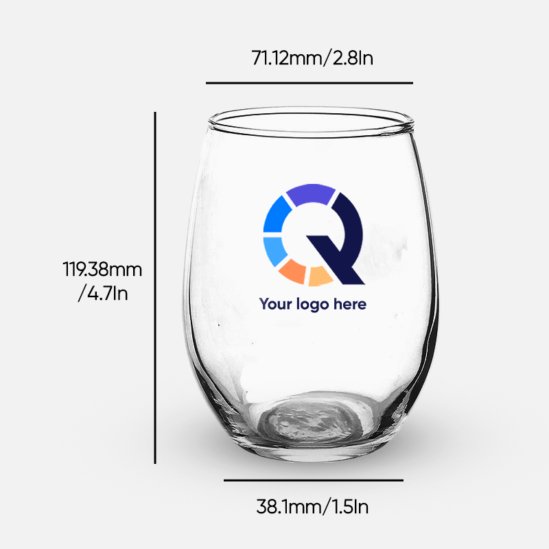 Custom Engraved Stemless Wine Glass 550ml