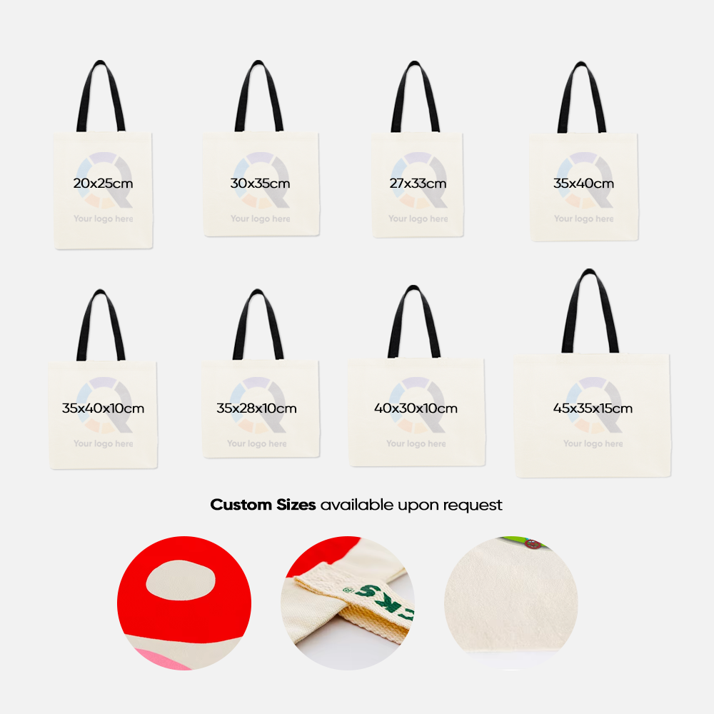 Custom Logo Eco-Friendly Cotton Tote Bag
