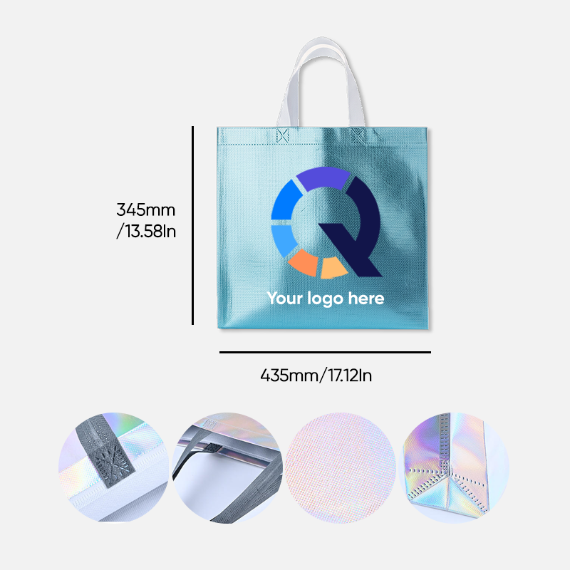 Custom Logo Non-Woven Shopping Tote Bags