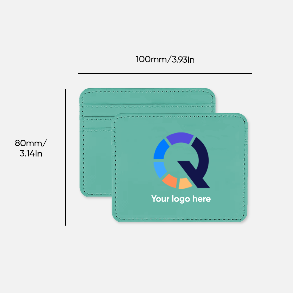 Custom PU Leather Multi-Card Holder Wallet