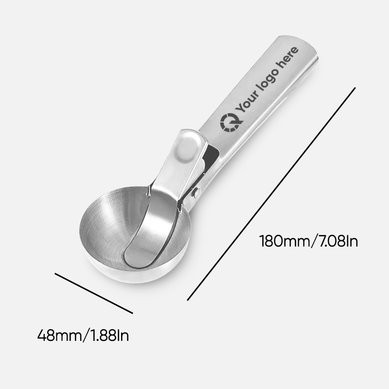 Custom Logo Stainless Steel Ice Cream Scoop