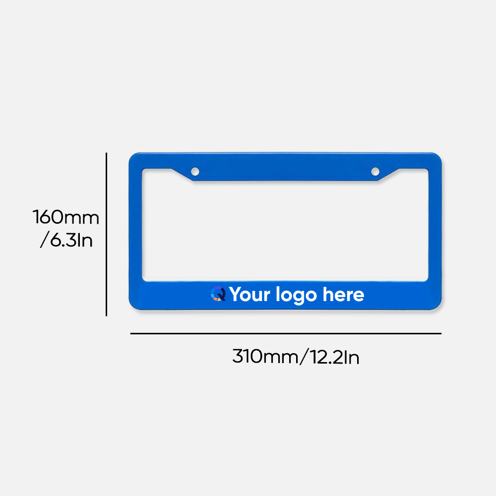 Custom Logo Aluminum License Plate Frame