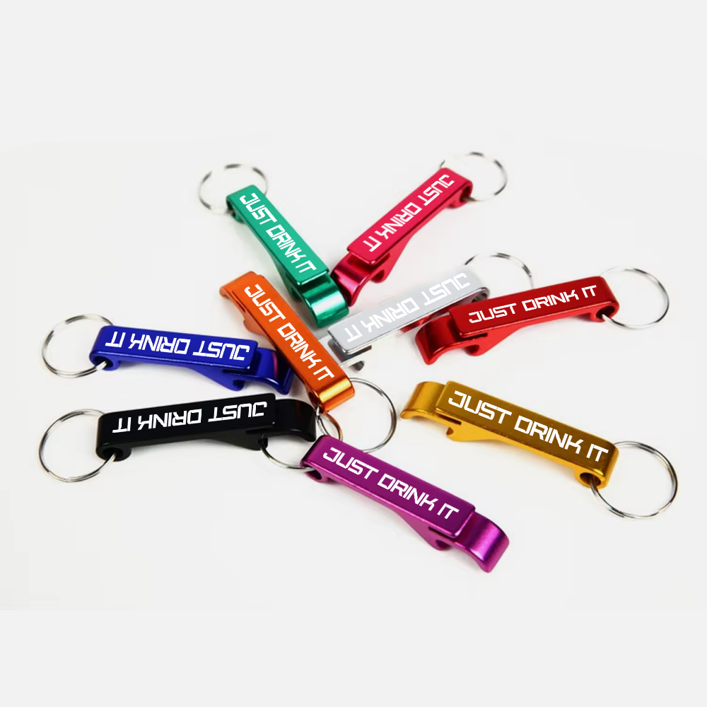 Custom Logo Bottle Opener Keychain