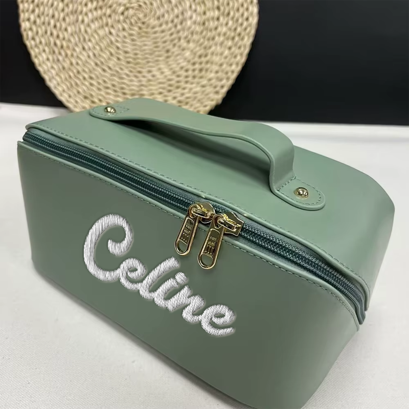 Custom Embroidered Travel Makeup Bag