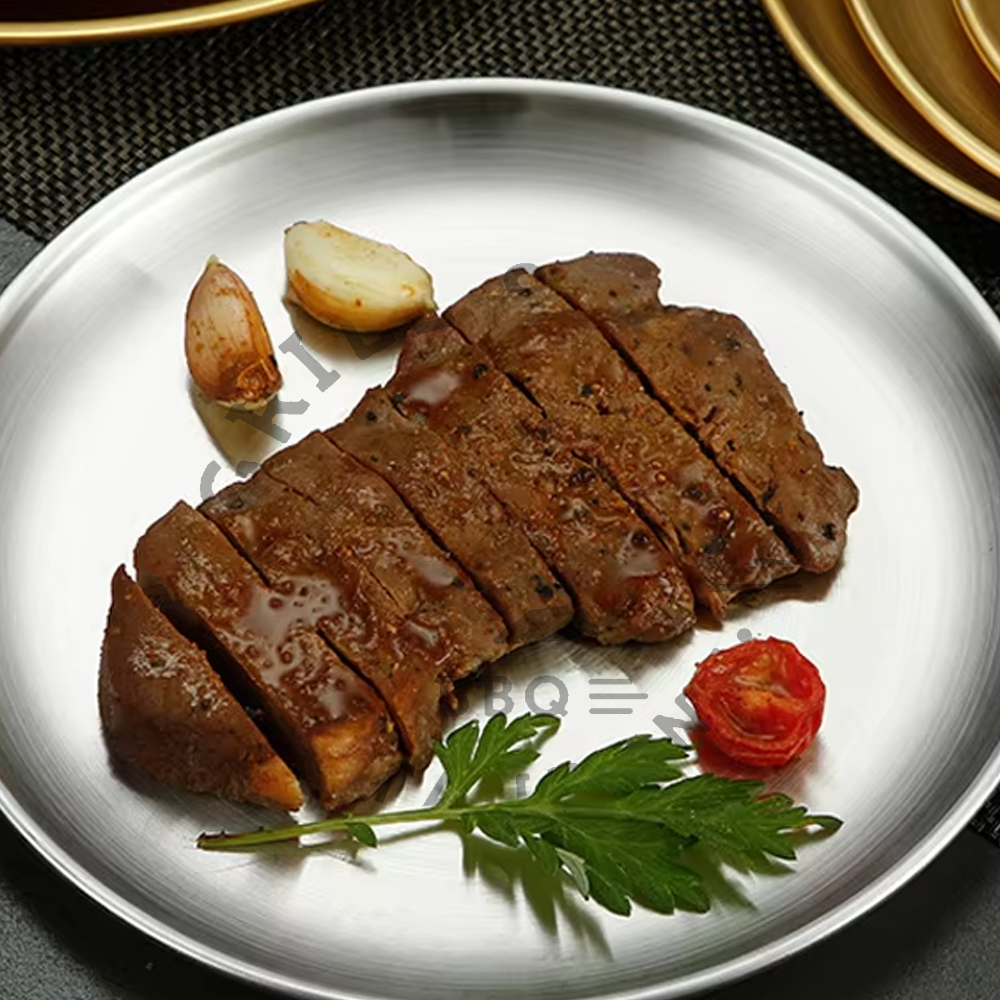 Custom Logo 8 Inch Stainless Steel Plate