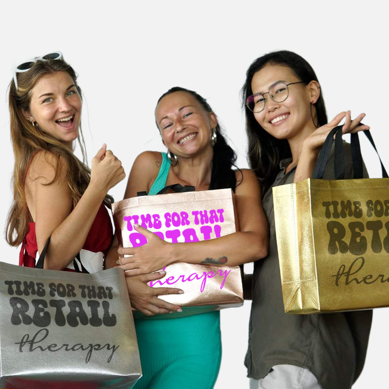 Custom Logo Non-Woven Shopping Tote Bags