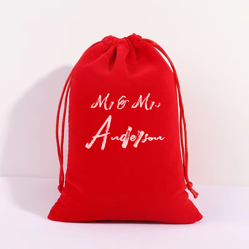 Custom Logo Velvet Jewelry Pouch