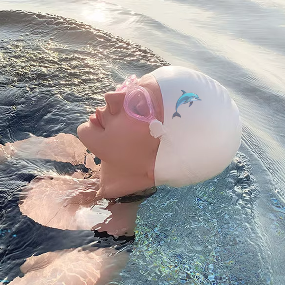 Custom Logo Silicone Swim Cap