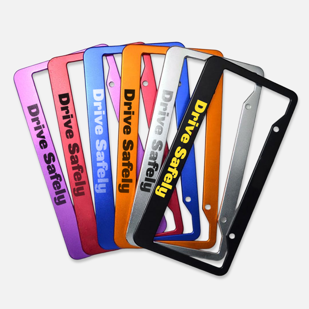Custom Logo Aluminum License Plate Frame