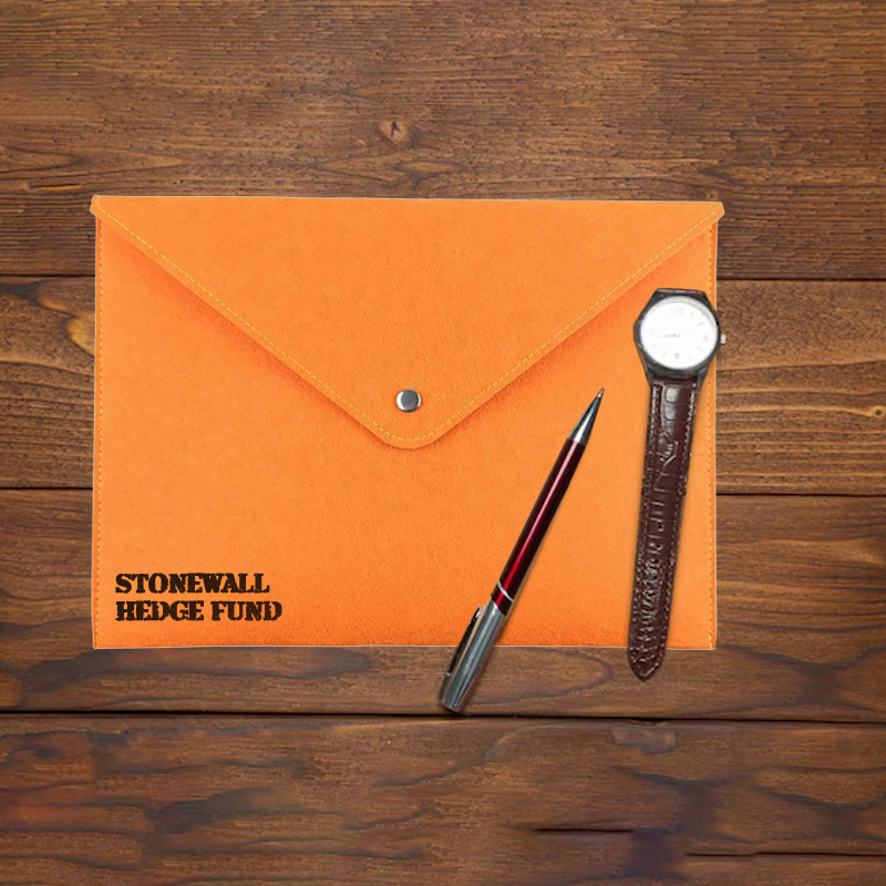 Custom Logo Felt Document Holder