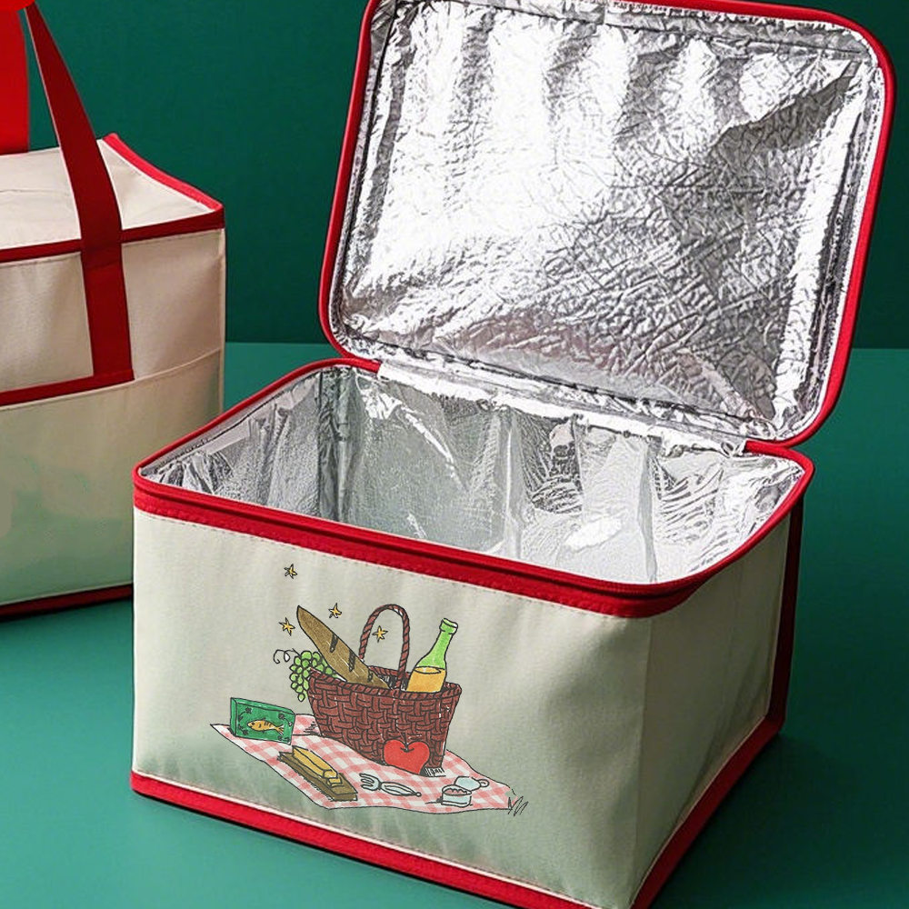 Custom Logo Insulated Cooler Lunch Bag