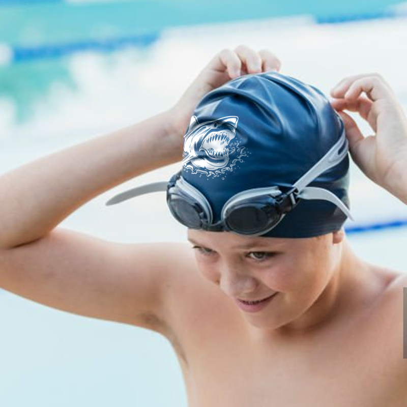 Custom Logo Waterproof Silicone Swim Cap
