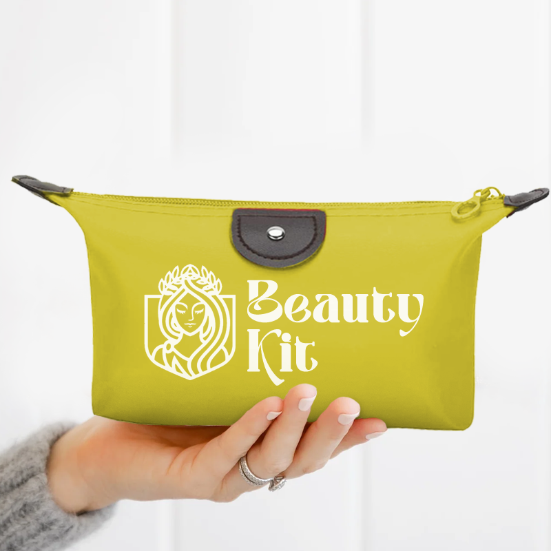 Custom Logo Cosmetic Travel Clutch Bag