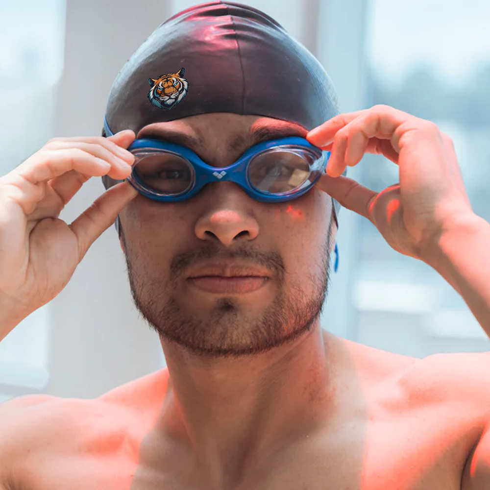 Custom Logo Silicone Swim Cap