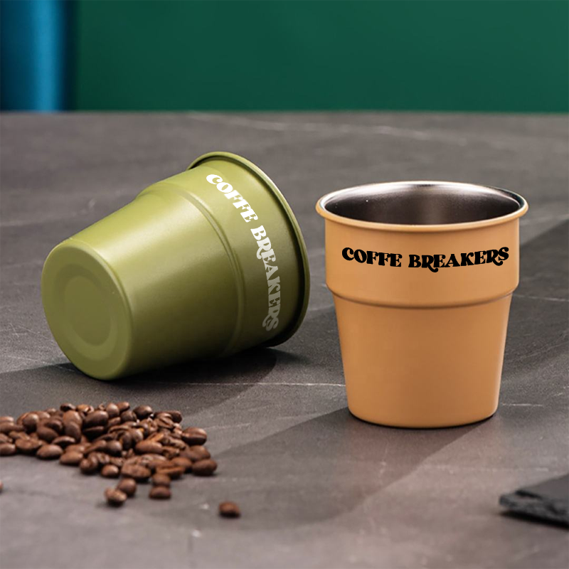 Custom Logo 8oz Stainless Steel Pint Glasses