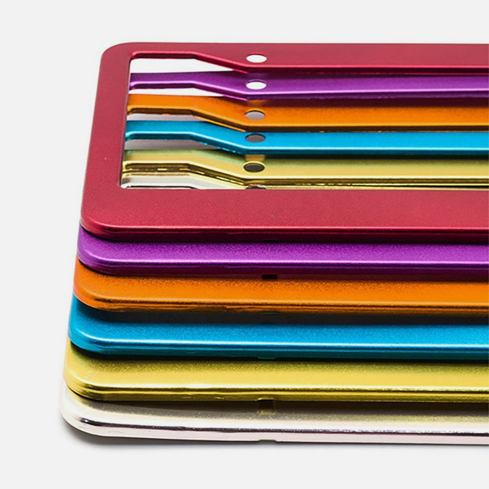 Custom Logo Aluminum License Plate Frame