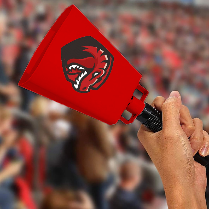 Custom Logo 10-Inch Steel Cowbell