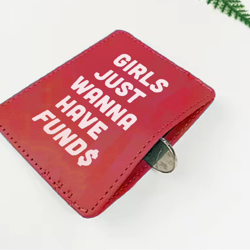 Custom PU Leather Multi-Card Holder Wallet