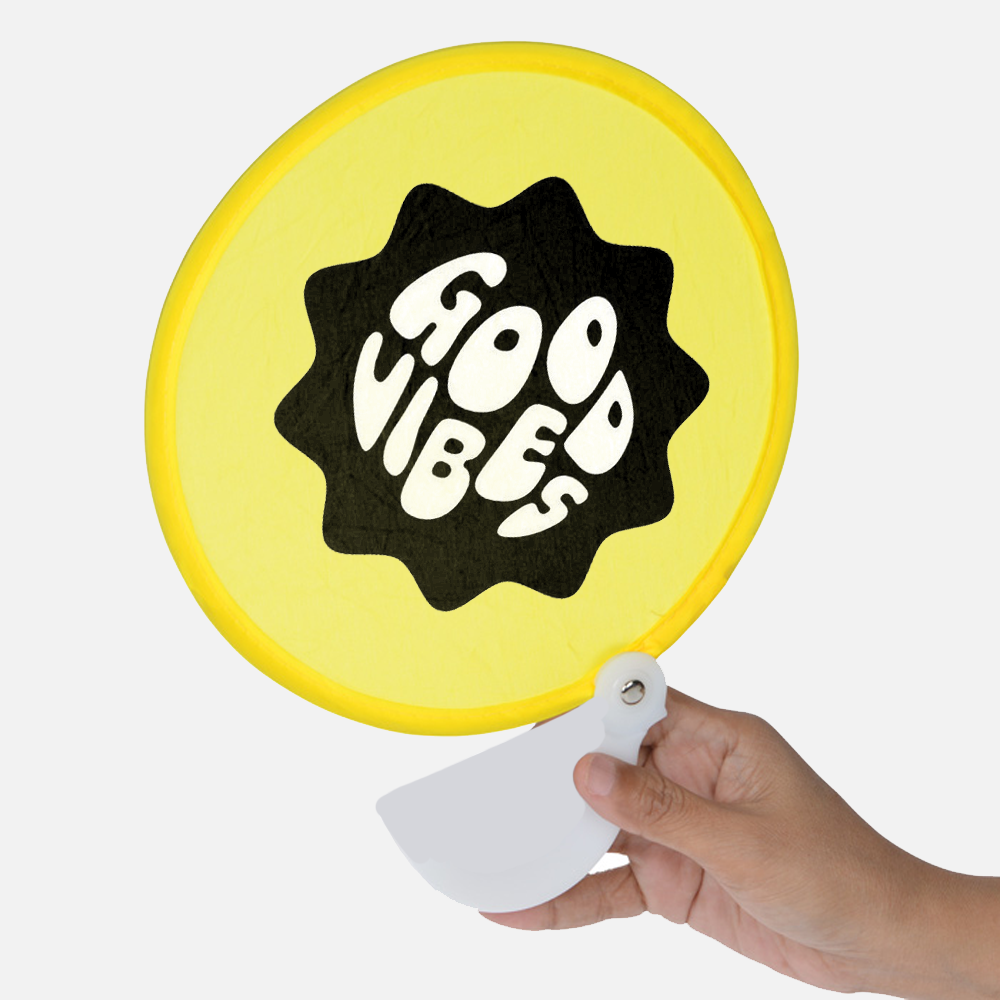 Custom Logo Collapsible Nylon Hand Fan