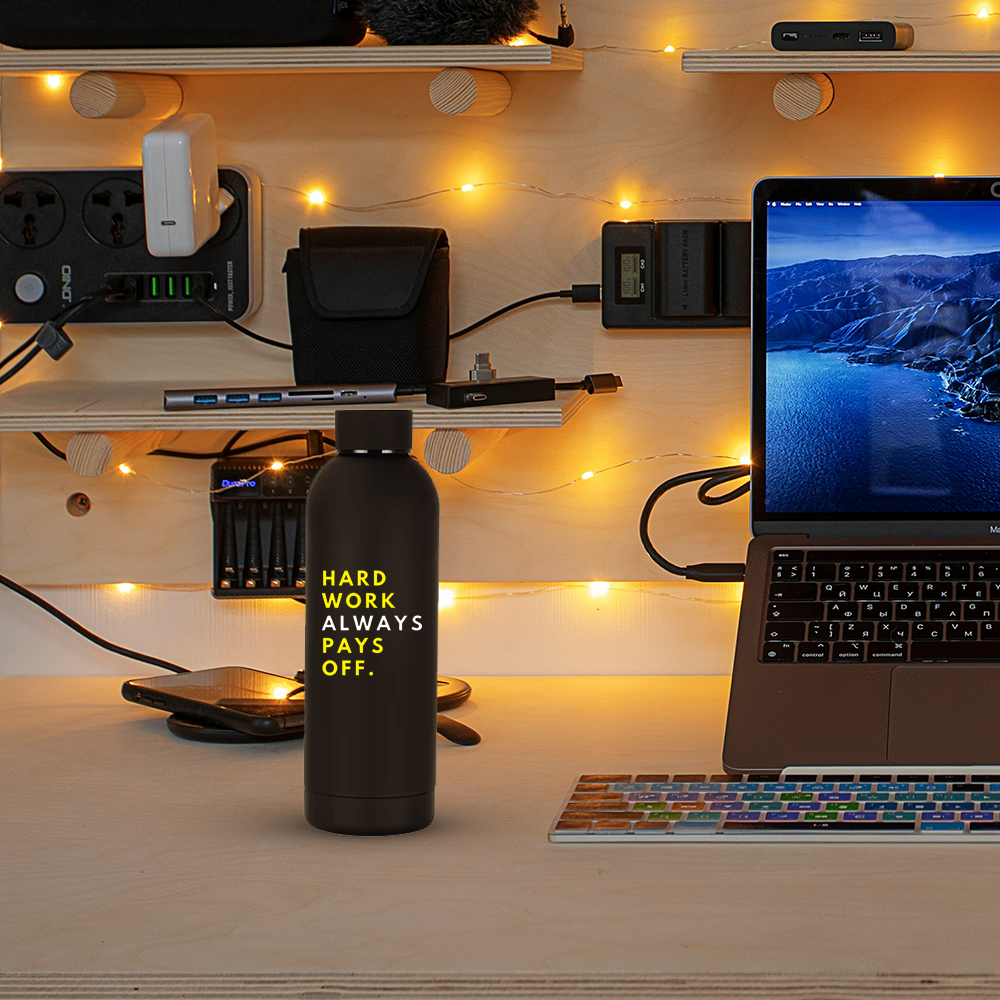 Custom 17oz Stainless Steel Sports Bottle