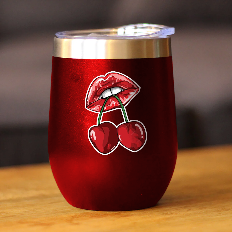 Custom Logo 12oz Insulated Wine Tumbler
