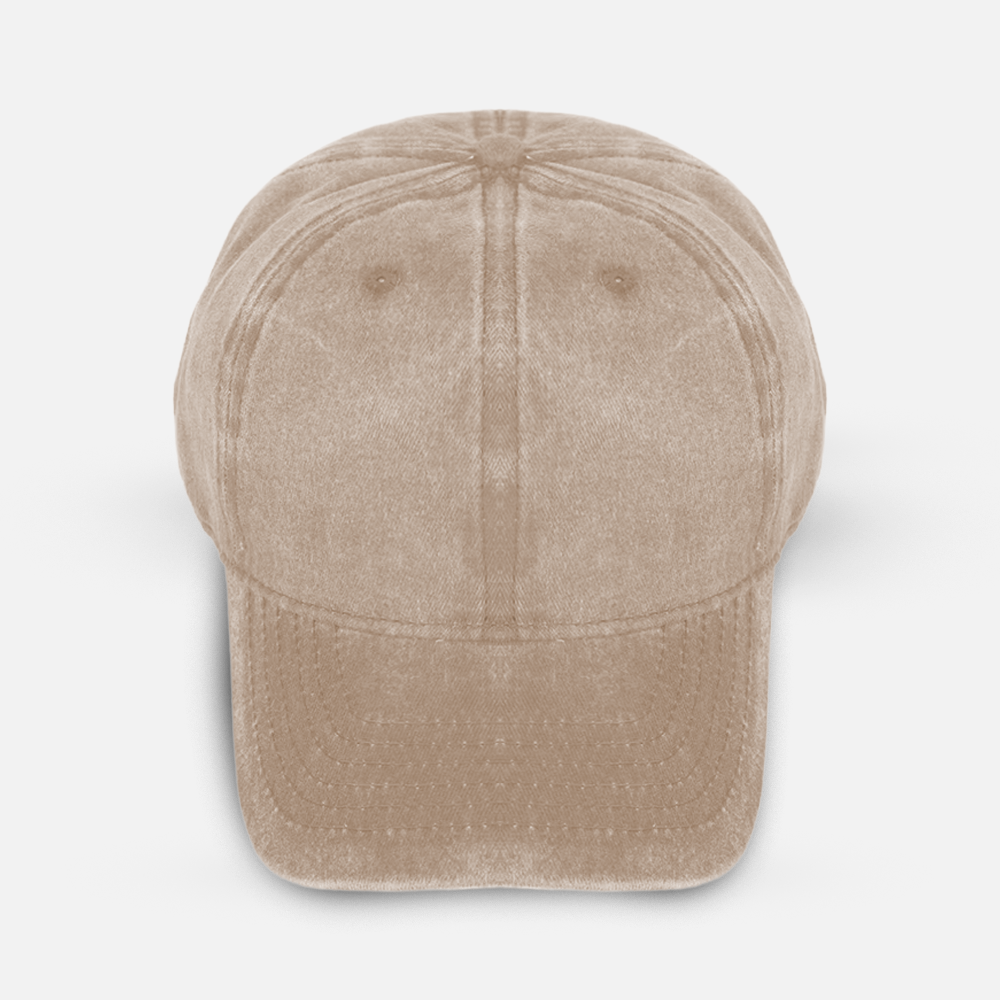 Custom Embroidered Vintage Cotton Baseball Cap