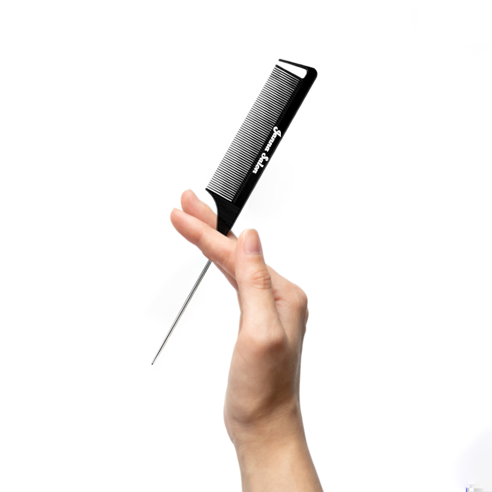 Custom Logo Anti-Static Carbon Hair Comb