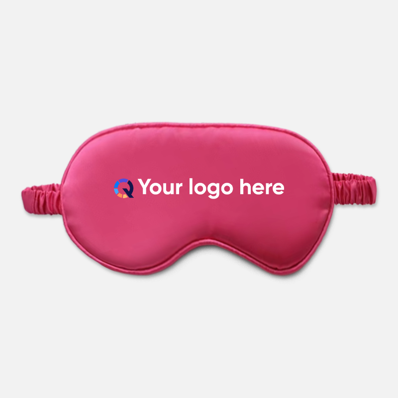 Custom Logo Satin Eye Mask