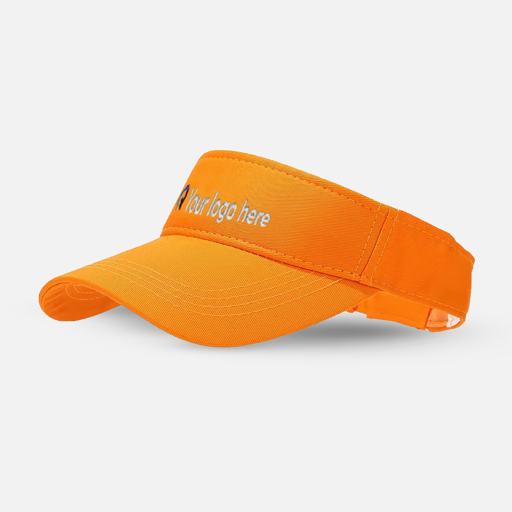Custom Embroidered Cotton Sun Visor