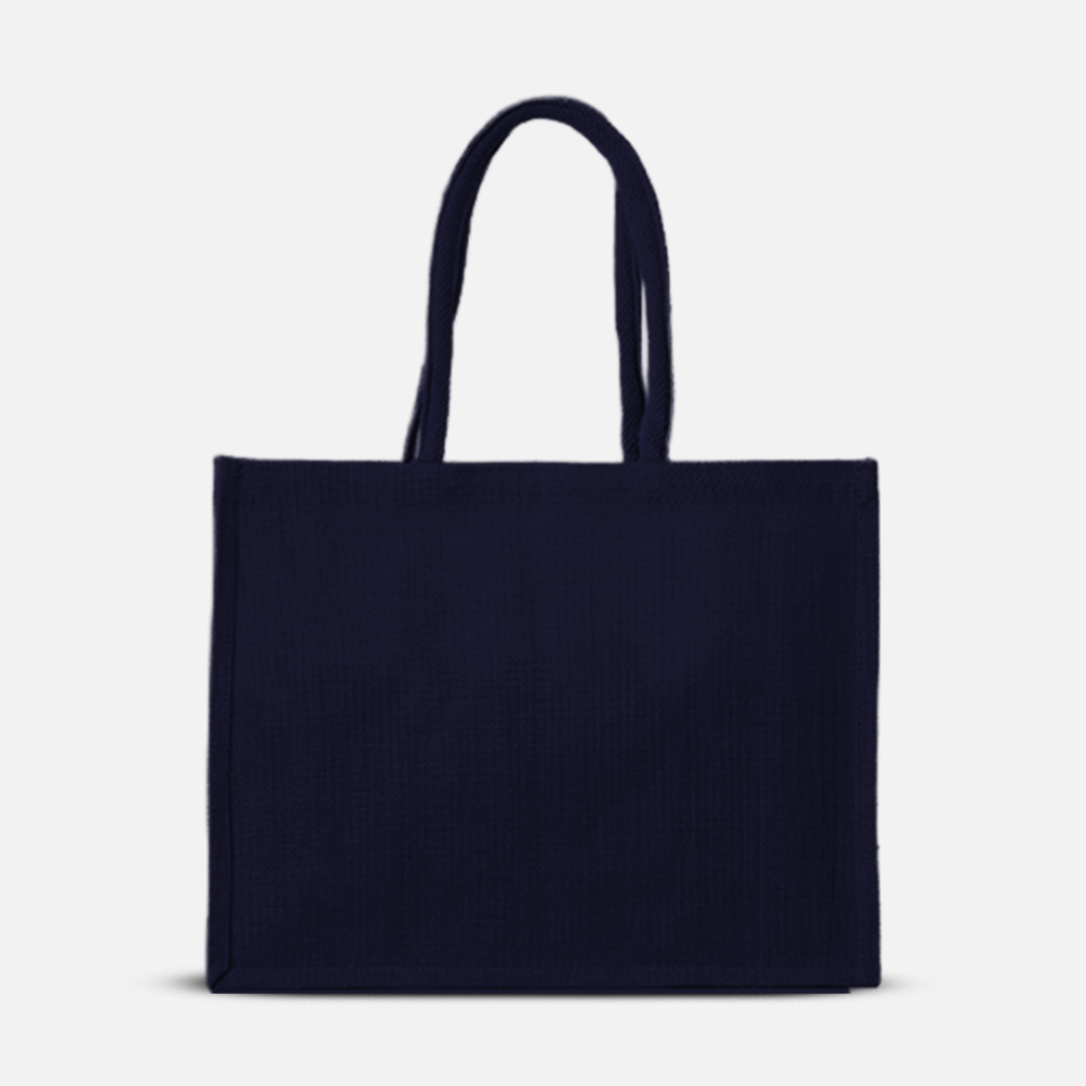 Custom Logo Foldable Jute Tote Bag